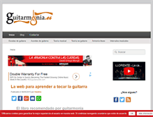 Tablet Screenshot of guitarmonia.es